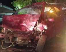 Colisão frontal entre veículos deixa uma vítima fatal em Santa Rosa