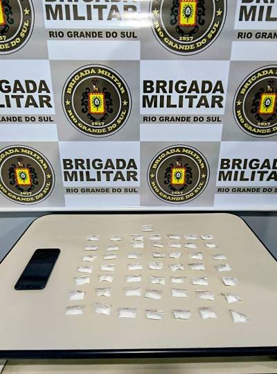 Brigada Militar prende homem por tráfico de drogas em Catuípe 