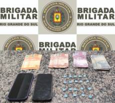 BM prende casal por tráfico de drogas no Centro de Santo Ângelo