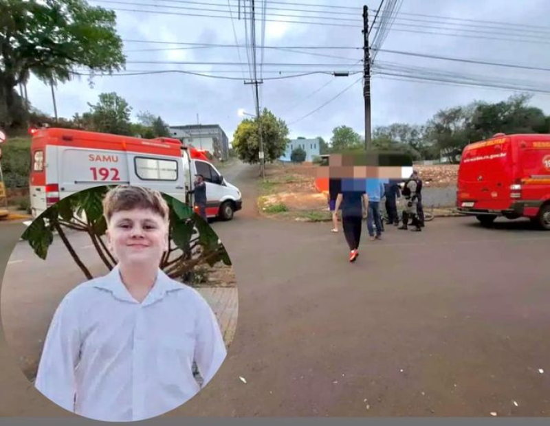 Uma semana depois, morre o adolescente vítima de acidente em Ijuí