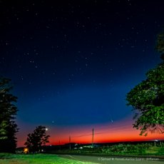 Cometa do Século é registrado pelo Clube de Astronomia do IFFar em Santo Ângelo