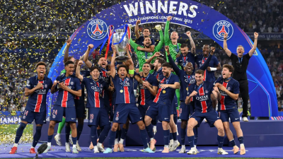 PSG goleia Inter de Milão e é campeão da Champions League