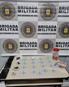 Brigada Militar prende dois homens por tráfico de drogas em Ijuí