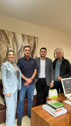 Presidente da Câmara de Vereadores de Santo Ângelo visita Grupo Sepé
