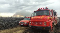 Incêndio atinge área do Exército em São Borja e consome 450 hectares de campo nativo