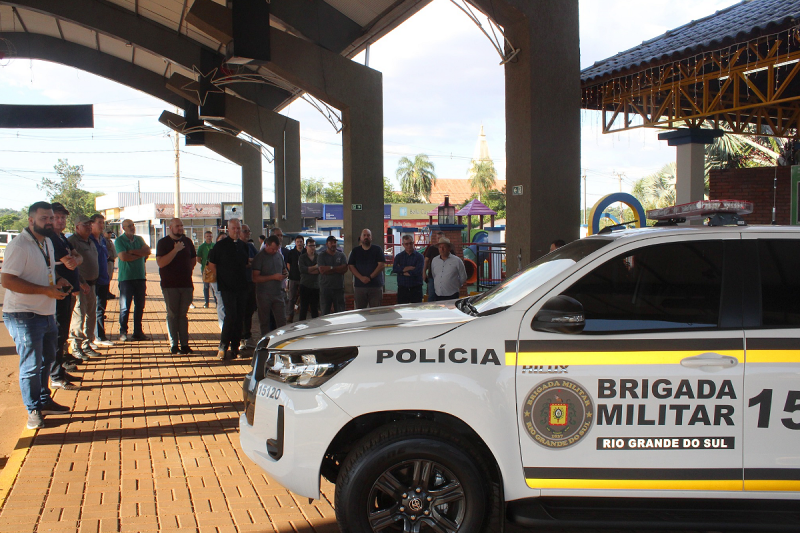 Entre-Ijuís reforça segurança pública com nova viatura da Brigada Militar