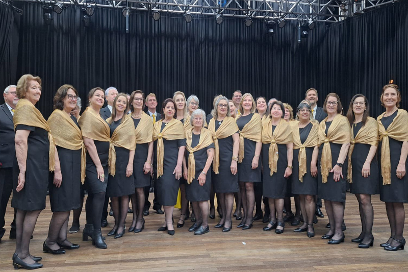 Natal Cidade dos Anjos: Coral da AABB faz apresentação especial no Hospital Regional das Missões