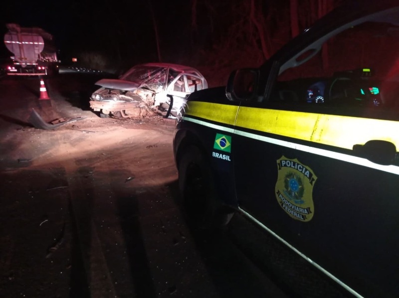 Motorista de 62 anos morre em grave colisão frontal na BR-285, em Bozano