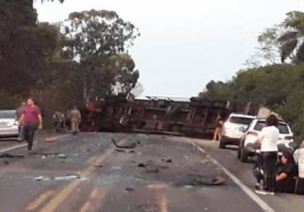 Grave acidente de trânsito deixa duas vítimas fatais na BR-158