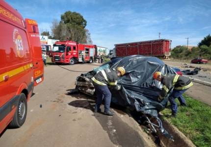 Grave acidente deixa vítima fatal e outra ferida na ERS-135