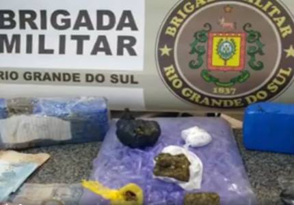 BM de Ijuí realiza prisão por tráfico de drogas