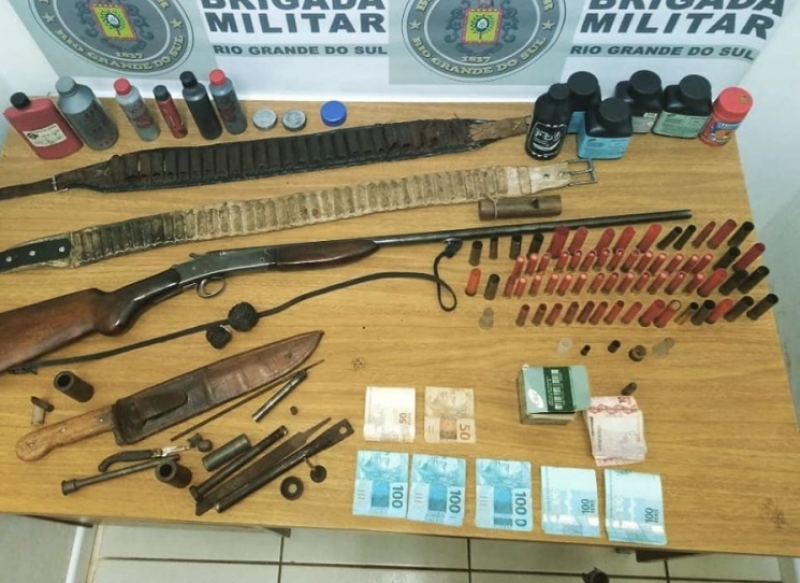 Patrulha Rural prende homem por posse irregular de arma em Santo Ângelo