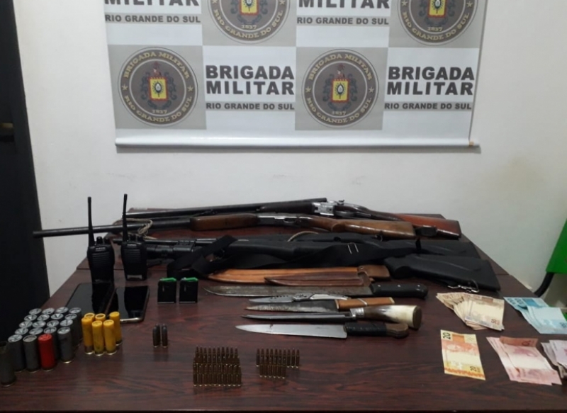 BM de Catuípe efetua prisões  por porte ilegal de arma