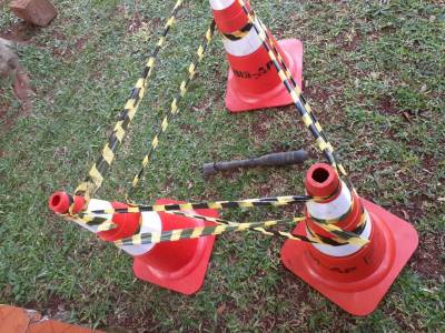 Artefato do Exército é encontrado no pátio de residência