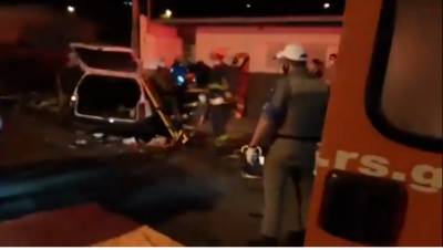 Quatro pessoas ficam feridas em acidente em Panambi