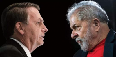 Bolsonaro cresce 4,8 pontos em um mês e passa Lula numericamente em SP