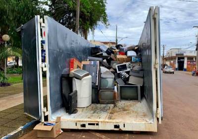 Mais de 90 toneladas de lixo eletrônico foram recolhidas em 2023