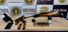Armas e munições são apreendidas com mulher em Ijuí
