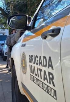 Dupla é presa, pela Brigada Militar, por furto em veículo no bairro Castelarim