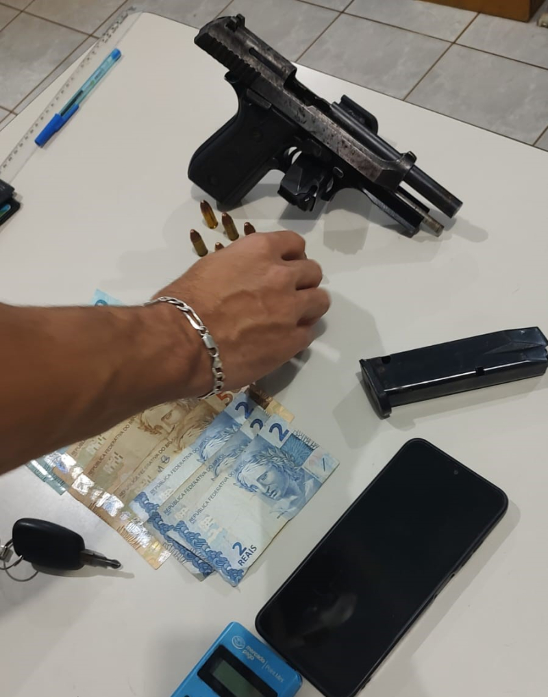 Homem é preso portando arma de fogo com numeração raspada na BR-285