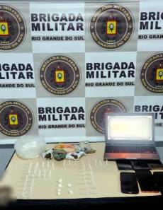 Tráfico delivery: motoboys da droga são presos em operação da Brigada Militar em Ijuí