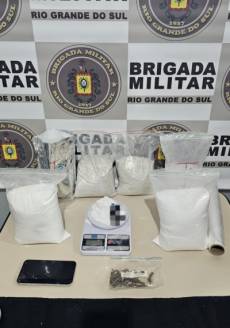 Brigada Militar prende dois homens por tráfico de drogas em abordagem na BR-285, em Ijuí