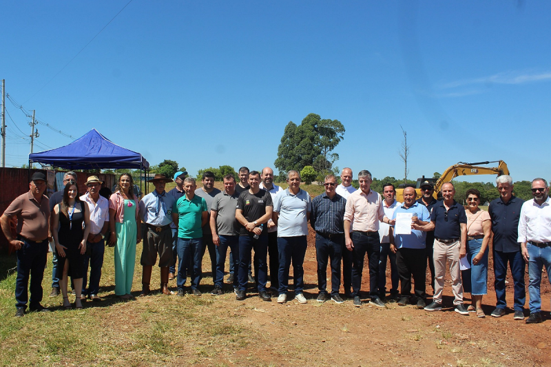 Ordem de serviço é assinada em Entre-Ijuís e marca início das obras do Museu da Siderurgia nas Américas