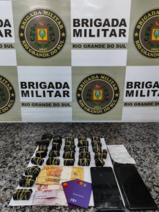 Brigada Militar prende homem por tráfico de drogas no Centro de Santo Ângelo