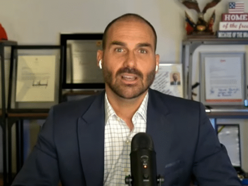 Eduardo Bolsonaro diz que não pode aceitar ser humilhado por Nikolas Ferreira