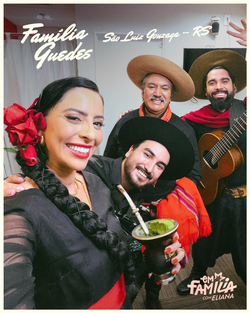 Família Guedes retorna a televisão com participação na TV Globo