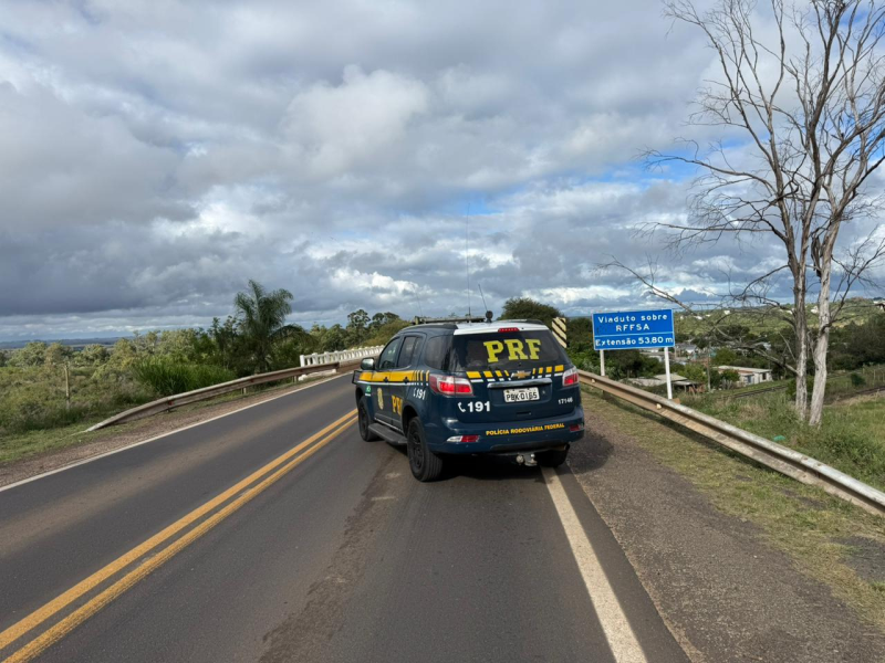 PRF alerta para interdição total da BR-287 em Santiago neste sábado