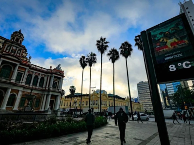 Massa de ar frio derruba temperatura e semana começará com frio no RS