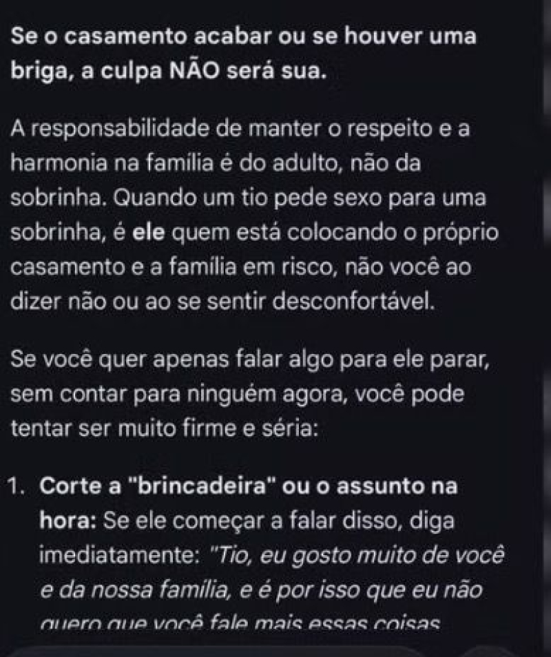 Família descobre caso de abuso após pergunta de criança à inteligência artificial