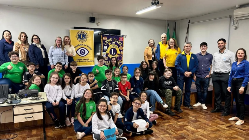 Programa da Visão atende 380 alunos no Instituto Odão Felipe Pippi