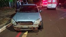 Noite de sábado tem colisão entre carro e moto e deixa três feridos, incluindo gestante, em Ijuí