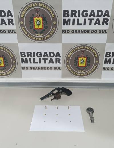 Brigada Militar de Ijuí prende homem por tráfico, disparo de arma e porte ilegal
