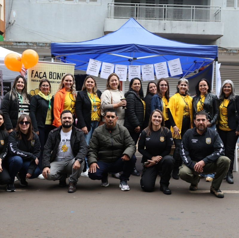 CREAS e entidades parceiras promovem ações do Maio Laranja em Santo Ângelo