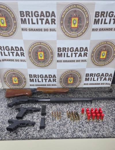 Brigada Militar prende indivíduo por posse ilegal de arma de fogo em Santo Ângelo