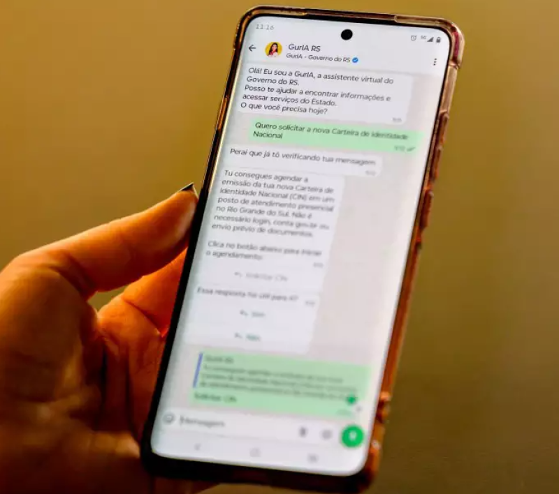 Carteira de identidade pode ser solicitada pelo WhatsApp no Rio Grande do Sul