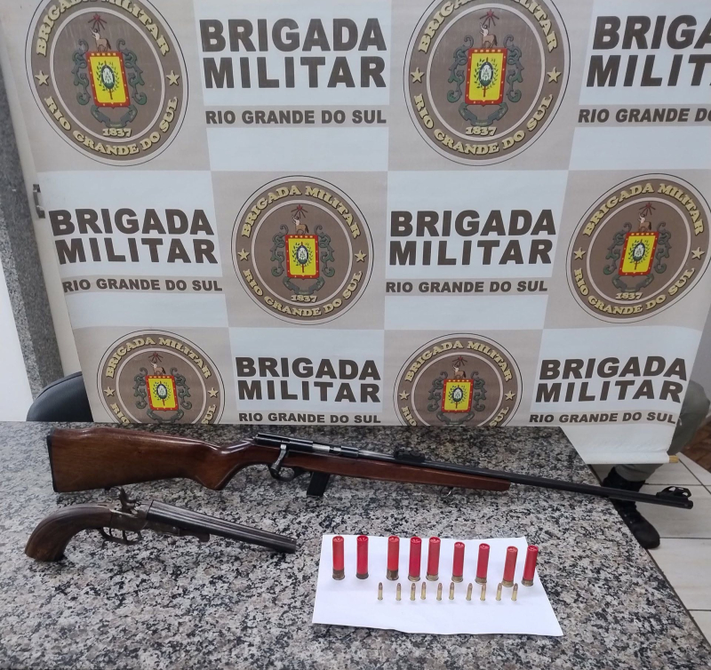 Brigada Militar prende homem por posse ilegal de arma de fogo em Santo Ângelo