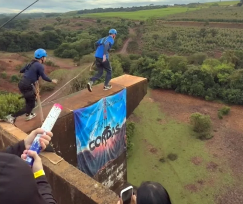 Ponte de morte em rope jump foi palco de outra tragédia há dois anos