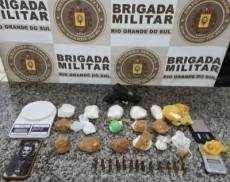 Brigada Militar realiza prisão por tráfico de drogas e posse ilegal de arma de fogo em Santo Ângelo