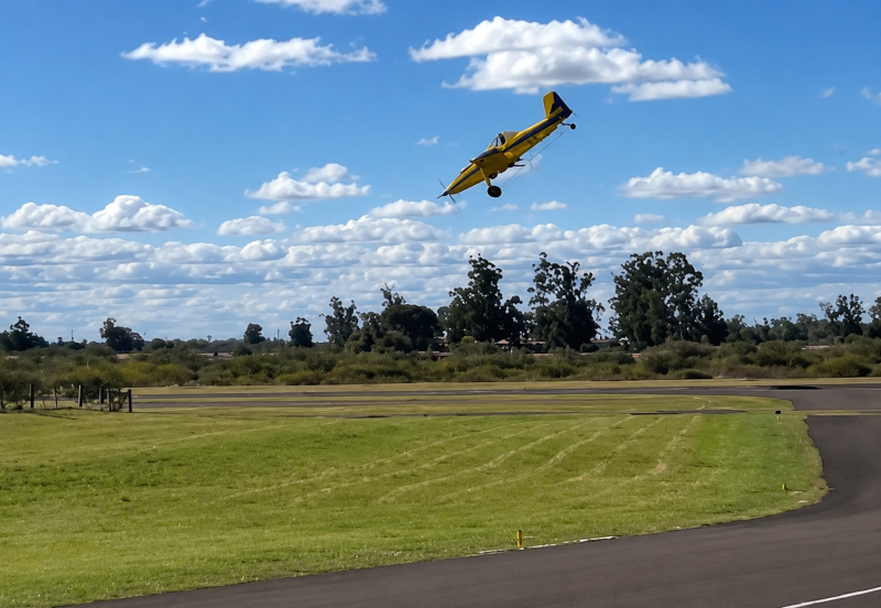 Aeronave agrícola cai próximo ao aeroporto de Alegrete