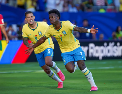 Vini Jr. sobe para o 4º lugar entre os melhores atacantes da Copa no ranking da Fifa