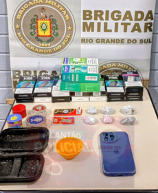 Brigada Militar prende homem por tráfico de drogas durante Operação Cerco Fechado em Tenente Portela