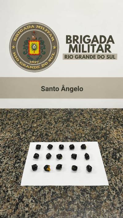 ROCAM apreende dois adolescentes por tráfico de drogas em Santo Ângelo