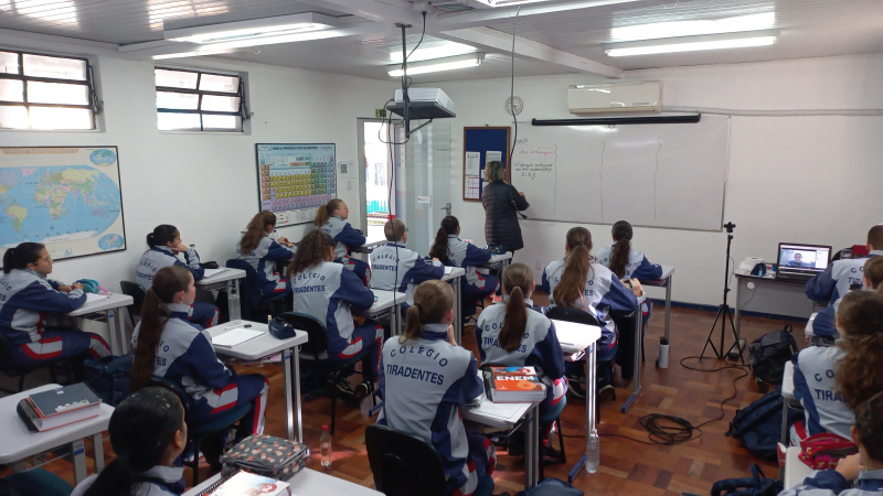 Major Brilhante destaca trabalho coletivo do Colégio Tiradentes após desempenho no Enem
