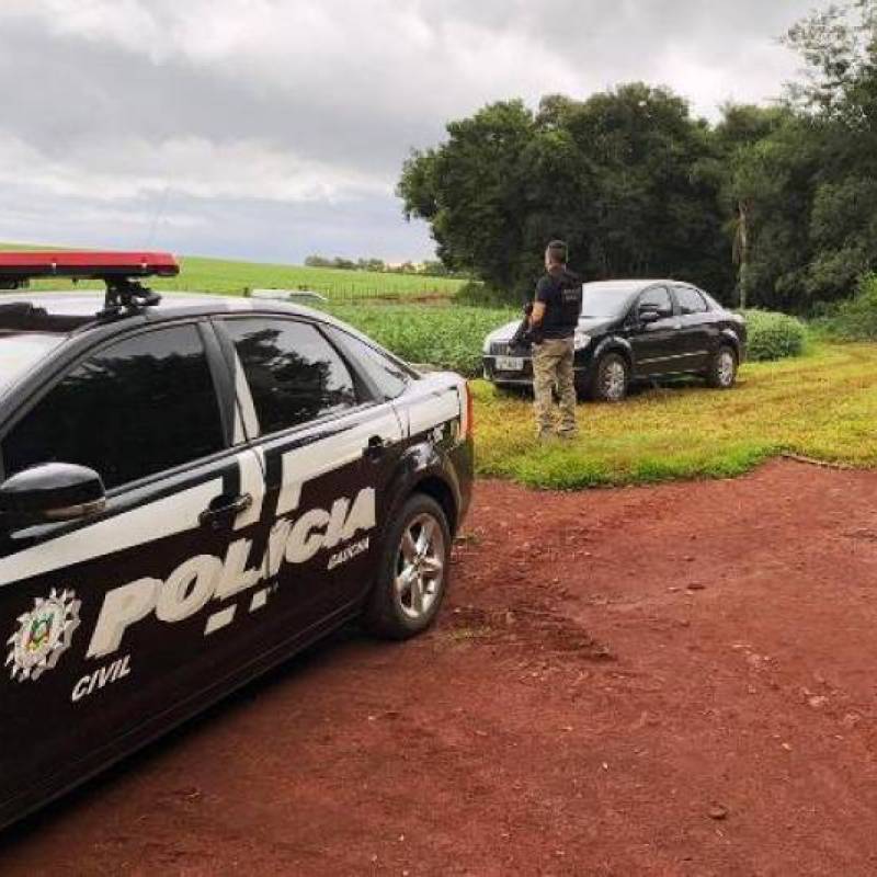Polícia Civil prendeu suspeito de roubo em Caibaté 