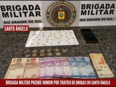 Brigada Militar prende dois por tráfico na região