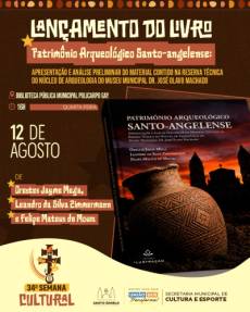 Livro sobre patrimônio arqueológico de Santo Ângelo será lançado
